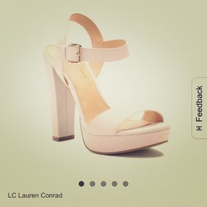 LC Lauren Conrad Bow Women's High Heel Sandals